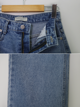 [SHOPPERMADE] トレンドウォッシュドワイドデニムパンツ