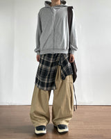 Geo Curve Hoodie Zip-up