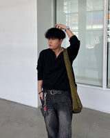 SLセンヘンリーネックロングスリーブ (3C)