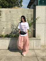 クレヨンキッシュレタリング半袖Tシャツ (2c)