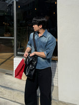 Vine two pocket denim shirt