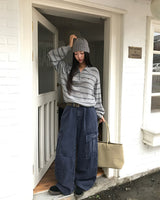 [ORIGINAL] Kinder Pigment Cargo Wide Pants