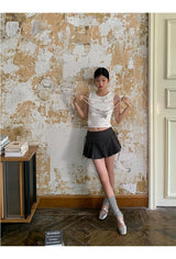 Special flower beaded sleeveless top
