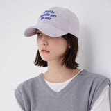 TMV Lettering Ball Cap / Washing Lilac