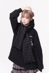 Mini heart reversible hood muffler