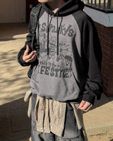 Swing Raglan Oversized Hoodie