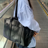 office shoulder cross-bag [Black color]