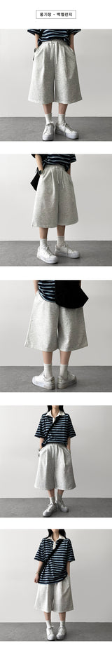 Poy Pintuck Banding Bermuda Shorts[Basic & long choice] 
