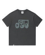 STAR NOTE SS TEE CHARCOAL(CV2GMUT503A)