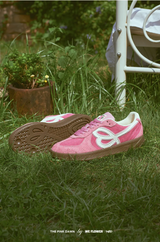 ジョイントネームレトロジャーマントレーニングシューズ - PINK
