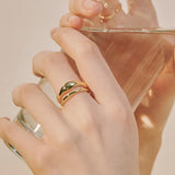 bold two lines ring