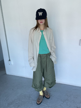 rivet bermuda pants