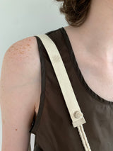 CROSS STITCH BAG  ECRU MEDIEM
