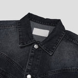 Sculp Crop Western Denim Jacket (No.848)