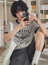 スピーディープリント リンガー 半袖Tシャツ