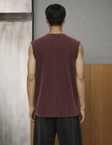 Washed Vintage Wide-Shoulder Tank