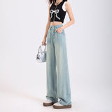 Lyocell Lightweight Wide Leg Denim Pants