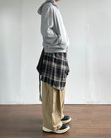 Flap Layered Cotton Pants