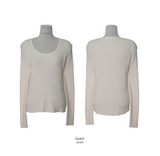 Formal Rib Viscose U-neck Knit (5color)