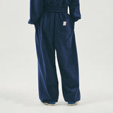 Fray balloon jogger pants / Navy