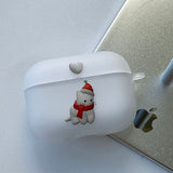 サンタハートキャット AirPods ケース_マット