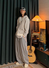 Pigment Balloon A-Line Wide Pants 4COLOR