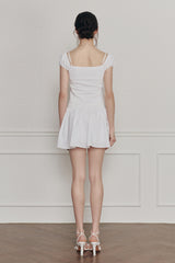 WENDY RIBBON DRESS white