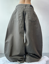 COTTON BASIC BALLOON PANTS❤🤍🤎🖤💚 - 5 COLORS