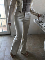 Back Pocket Span Bootcut Pants 