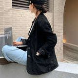 [Bellide made/boy fit] INAF Suede Slit blazer jacket