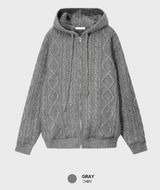 Crew Daily Two Way Hooded Knit Padding