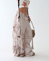 4WAY Cargo Detachable Bermuda Long Wide Pants