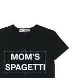 マムズスパゲッティエディットTシャツ ( ブラック )