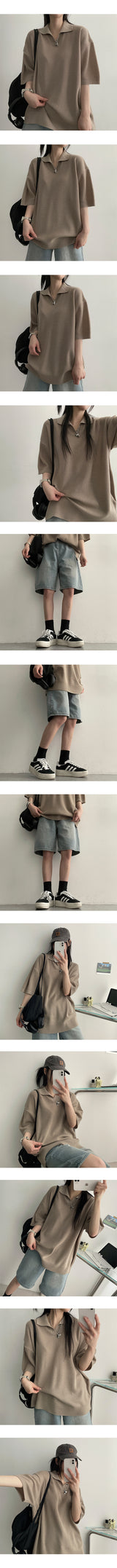 Nerden washed denim shorts
