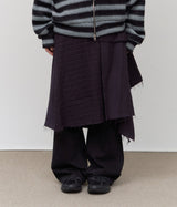 (W) Twin Checked Skirt