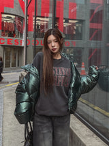 Crea 2way グロッシーオーバーパディングジャケット