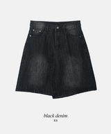 New Bermuda Wide Denim Shorts (4color)