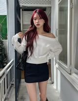 Merge low-rise skirt pants