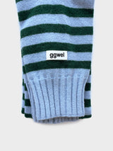 KNIT STRIPE MUFFLER