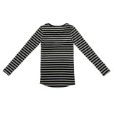 ストライプロングTシャツ