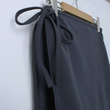 Hush Wrap Skirt Pin Tuck Pants (2color)