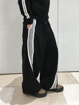 Bant Diagonal Track Wide Sweatpants 3C