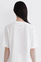 ハートプラントオーバーフィットTシャツ(アクアピンク)