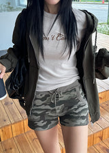 MILITARY MINI SHORTS