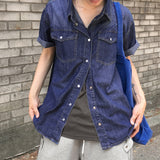 [MADE] エカサマーウォッシングスナップボタンポケットショートスリーブシャツ