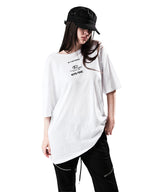 NO.122 BAR CODE T-SHIRT WHITE