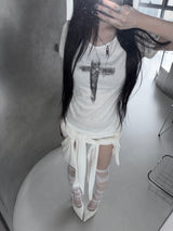 punching vintage cross T