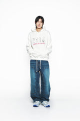 25SS マグショットエイリアンフーディー アイボリー