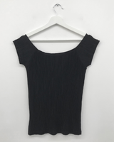 ショー リップル オフショルダー Tシャツ (4color)