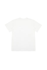 チーターグラフィックオーバーサイズTシャツ ホワイト